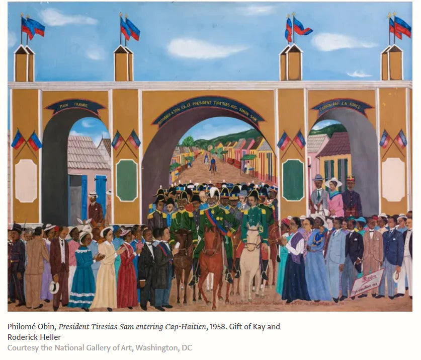 US National Gallery of Art receives its first works of Haitian art, via two gifts