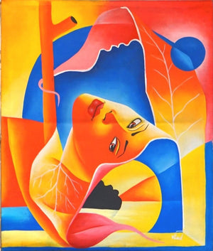 Abstract Women Facial Silhouettes