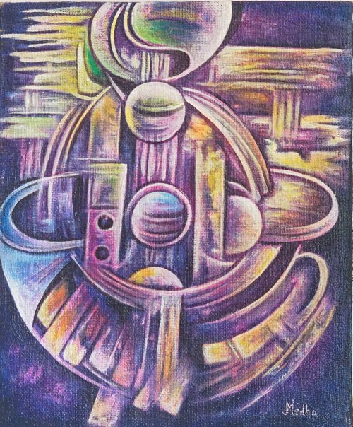 Ethereal Journey : Curves and Colors in Primary Harmony