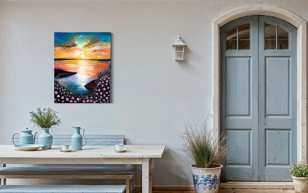 Garden at Sunset